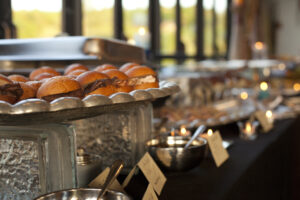 Catering event for burgers