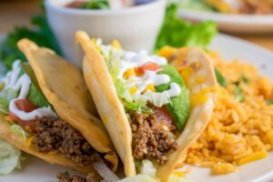 a spread of tacos from El Chico