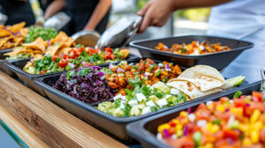 Fresh Mexican buffet catering